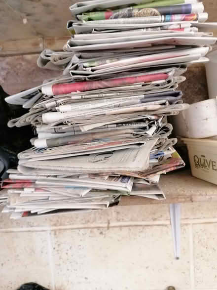 Photo of free Pile of newspapers (BD20 Riddlesden) #1