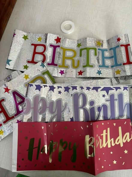 Photo of free Selection of Birthday Banners (Reabrook Estate SY2) #1
