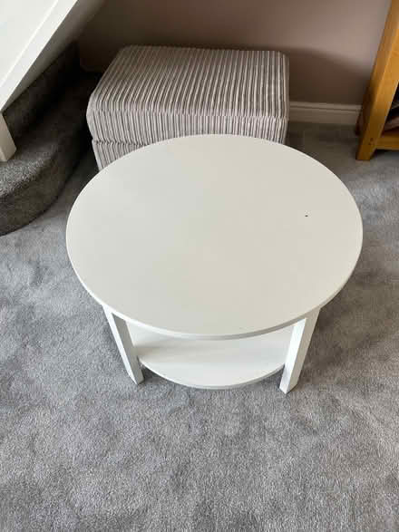 Photo of free White Coffee Table (SK15 Stalybridge) #2
