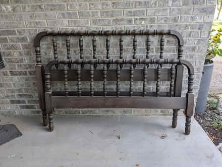 Photo of free vintage bed (headboard+footboard) (Roselle) #1