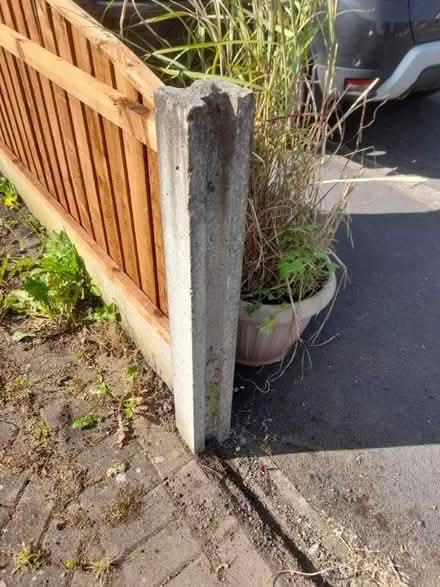 Photo of free Concrete post 139cm just over 4 1/2 foot (Penwortham Lane PR1) #1