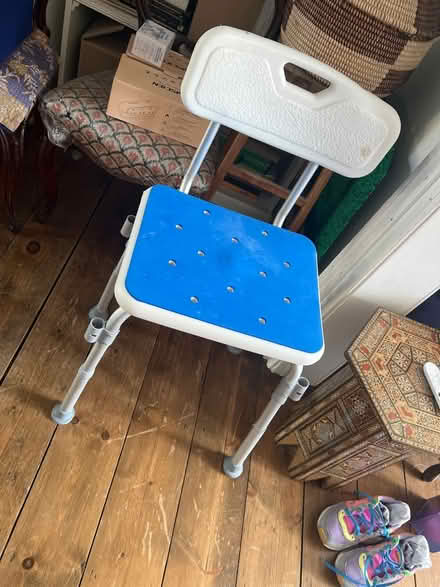 Photo of free Plastic shower chair (Brockley SE4) #1