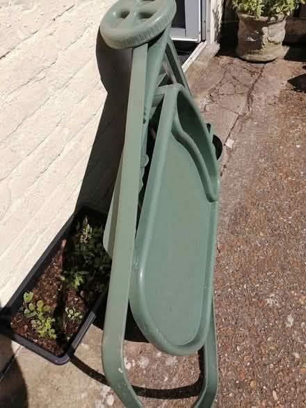 Photo of free Fold up table with wheels (Lancing BN15) #2