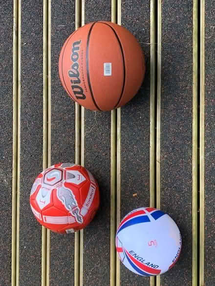Photo of free Basket ball & footballs (Letchworth SG6) #1