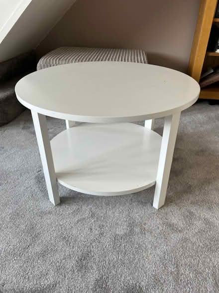 Photo of free White Coffee Table (SK15 Stalybridge) #1