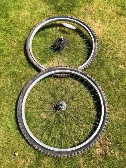 Photo of free Bicycle wheels (Loughton IG10) #1