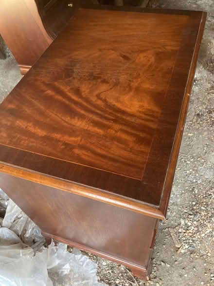 Photo of free Small mahogany chest of drawers (West Horsley) #2