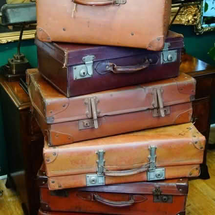 Photo of Old Leather Suitcase (Ashton-in-Makerfield WN4) #1