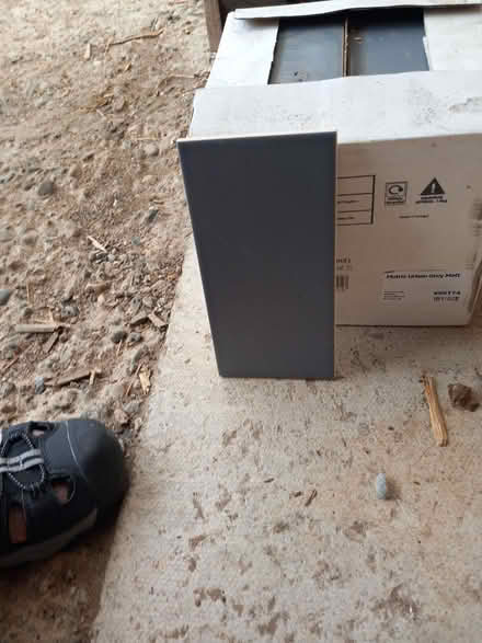 Photo of free Box of grey metro tiles (Mold CH7) #2