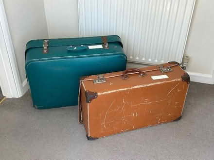 Photo of free 2 Old Suitcases, suitable for storage (Headington OX3) #1