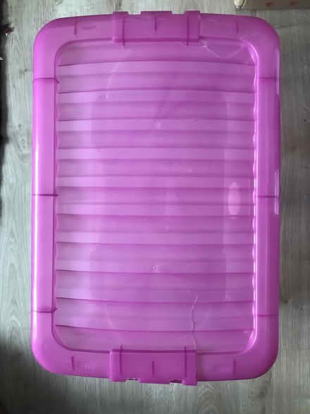 Photo of free Storage container broken lid (Queen’s Rd Peckham) #1