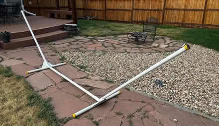 Photo of free Hammock frame - glass table (South west Fort Collins) #1