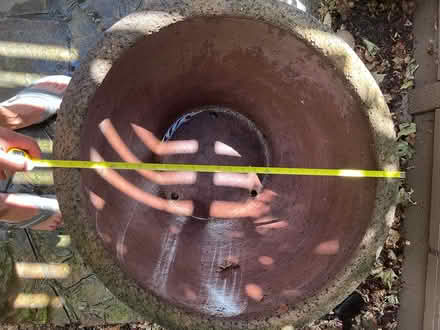 Photo of free Stone Pot for plants (Walnut Creek) #2