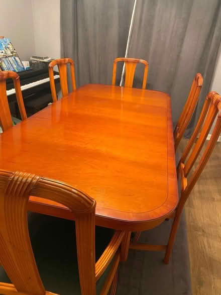Photo of free Dining table and 6 chairs (Childwall L18) #1