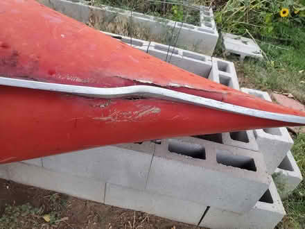 Photo of free Large Red Dolphin Warrior Canoe (Nob Hill 80122) #2