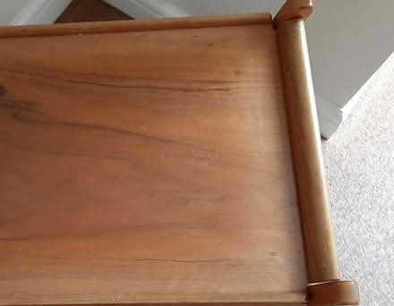 Photo of free Mid century solid wood trolley (Fleetville AL1) #3