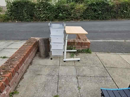 Photo of free 1 4 drawer unit and 1 table (The Inch EH16) #1