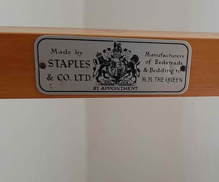 Photo of free Mid century solid wood trolley (Fleetville AL1) #2