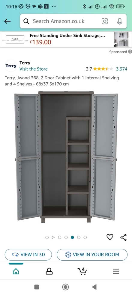 Photo of Plastic outside wardrobe storage (Dunstable) #1