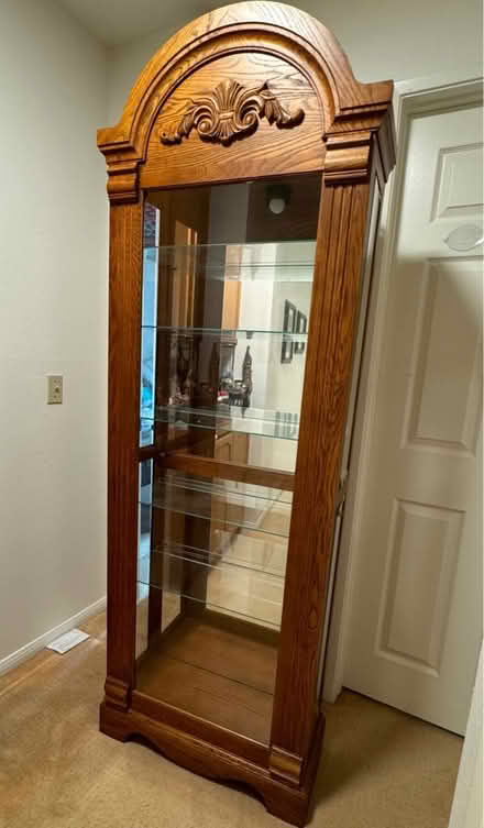Photo of free Curio Cabinet with Light (South Carlsbad, off Poinsettia) #1