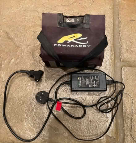 Photo of free 36-hole golf trolley battery & charger (Lyncombe) #1