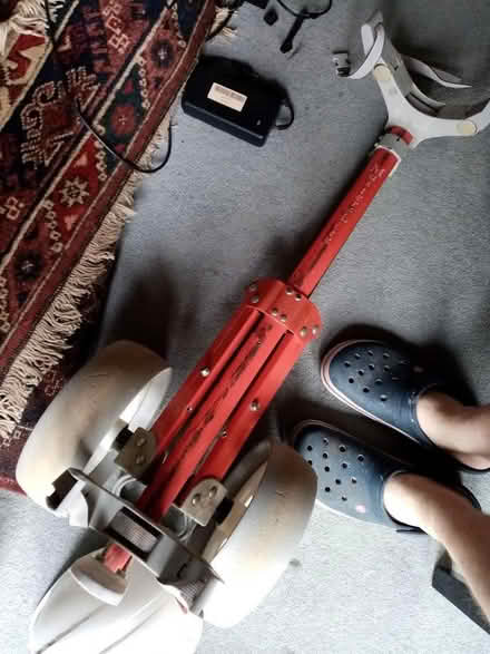 Photo of free foam chips, boss guitar FX pedal, golf trolley, helmet (Bowbridge GL5) #1