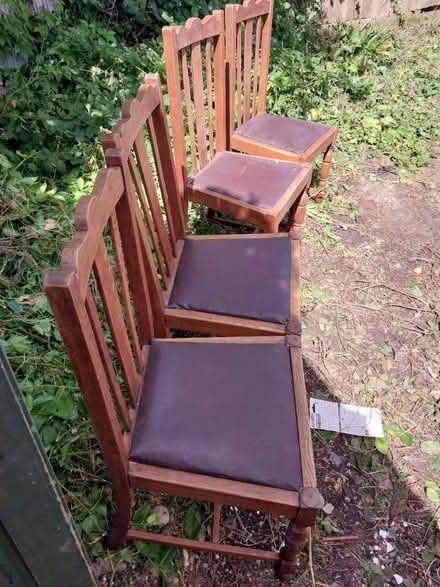 Photo of free Set of 4 vintage dining chairs (N3) #4