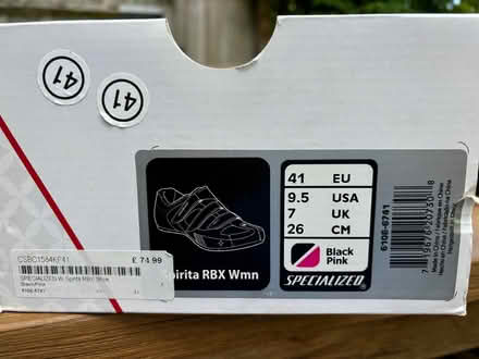 Photo of free used ladies cycling shoes size UK 7 (SE24) #1