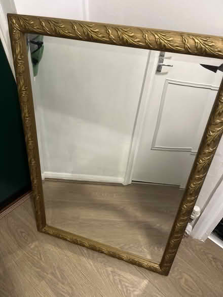Photo of free Large Heavy Gold Framed Mirror 98 cm (Deptford SE10) #1