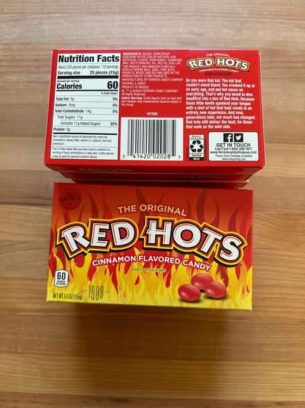 Photo of free Red Hots candy (Hinsdale, IL) #3