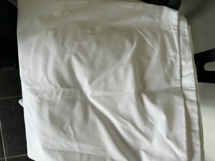 Photo of free White double bed linen (Burton green) #1