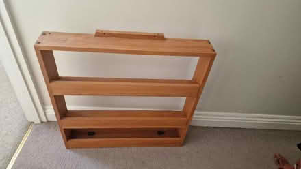 Photo of free Wooden display shelf (Brackley NN13) #1