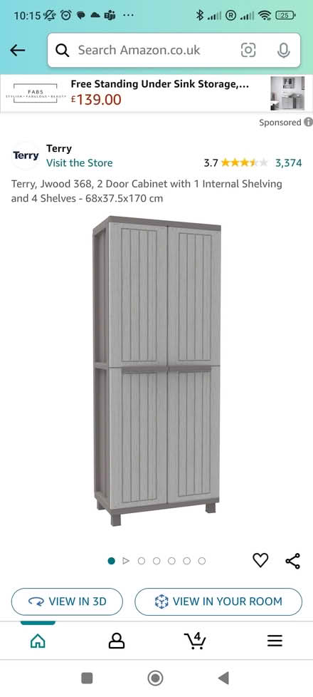 Photo of Plastic outside wardrobe storage (Dunstable) #2