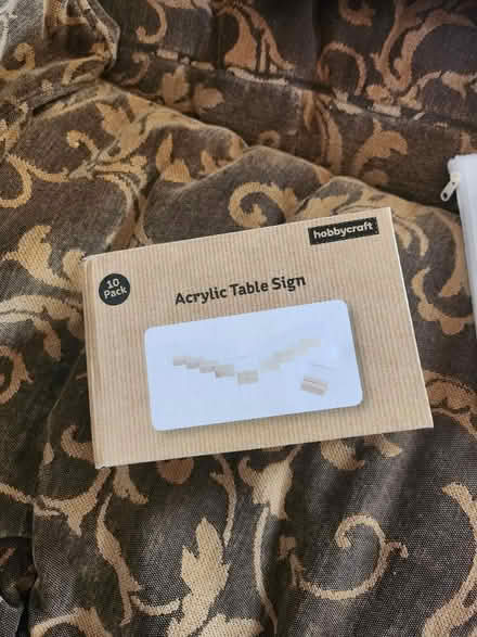 Photo of free Acrylic table signs (Odd Down BA2) #1