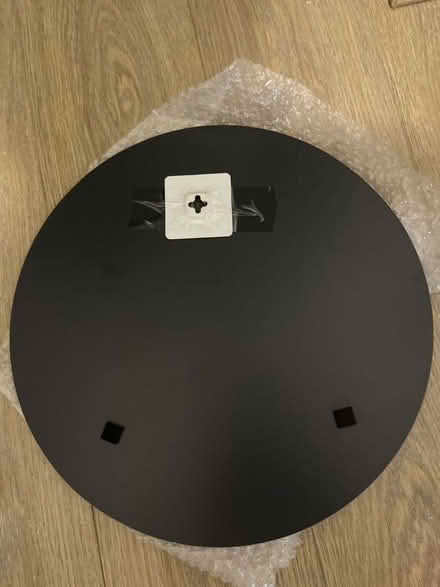 Photo of free Round White Frosted Framed Mirror 40 x 40 cm (Deptford SE10) #2