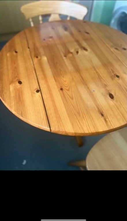 Photo of free Solid pine folding table (Churchill OX7) #1