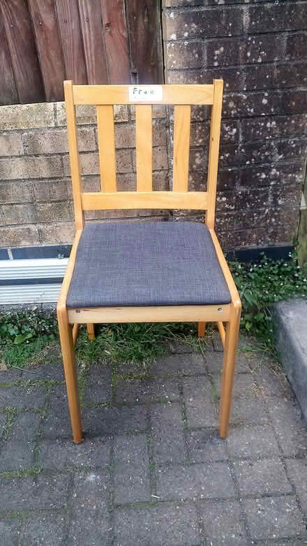 Photo of free Set of four wooden chairs (PL4 Greenbank) #1