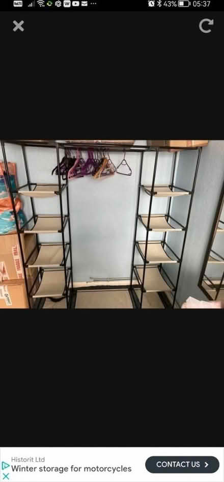 Photo of free Clothes rail (West Norwood SE27) #1