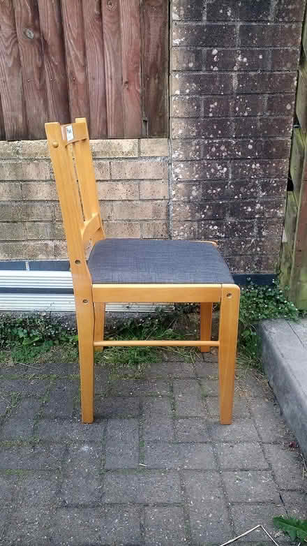 Photo of free Set of four wooden chairs (PL4 Greenbank) #2