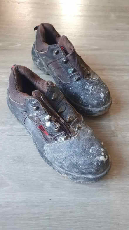 Photo of free Steel toe work shoes size 8/42 (Aldrington BN3) #1