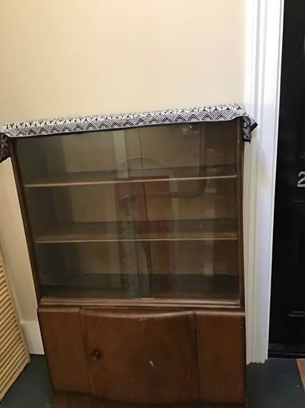 Photo of free Vintage Glass Cabinet 1950’s-1960’s (N19 Archway) #1