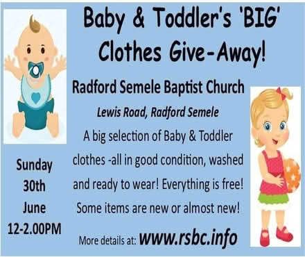Photo of free Baby & Toddler Clothes Give-Away! (Whitnash CV31) #1