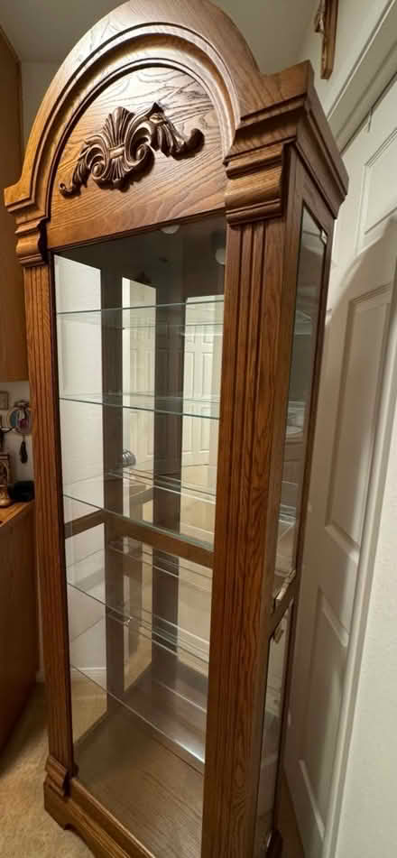 Photo of free Curio Cabinet with Light (South Carlsbad, off Poinsettia) #2