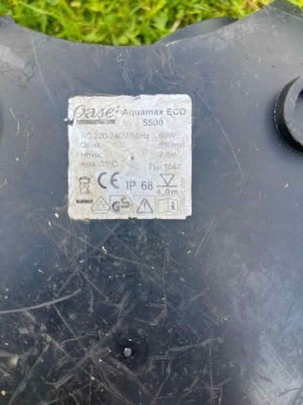 Photo of free Oase pond pump housing (Fishpool Valley HR6) #2