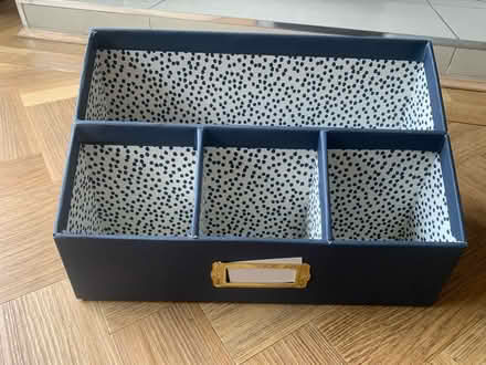 Photo of free Navy desk tidy (Stranmillis, Belfast, BT9) #1