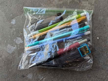 Photo of free Grab bags of pens and pencils (Davis Square Somerville) #2