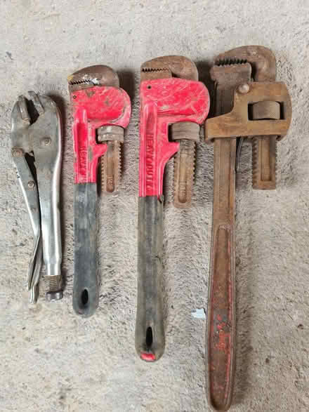 Photo of free Stilsons and mole grips (EX13) #1