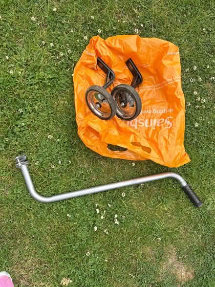 Photo of free Bike stabilisers and balance stick (Potters Bar EN6) #1