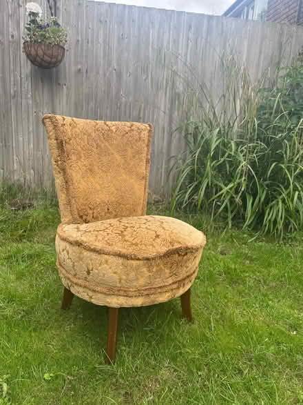 Photo of free Antique gold nursing chair (Wye) #1