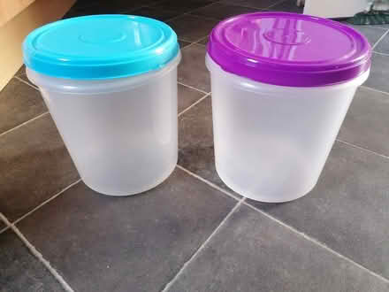 Photo of free 2 storage tubs (Winlaton Mill NE21) #1